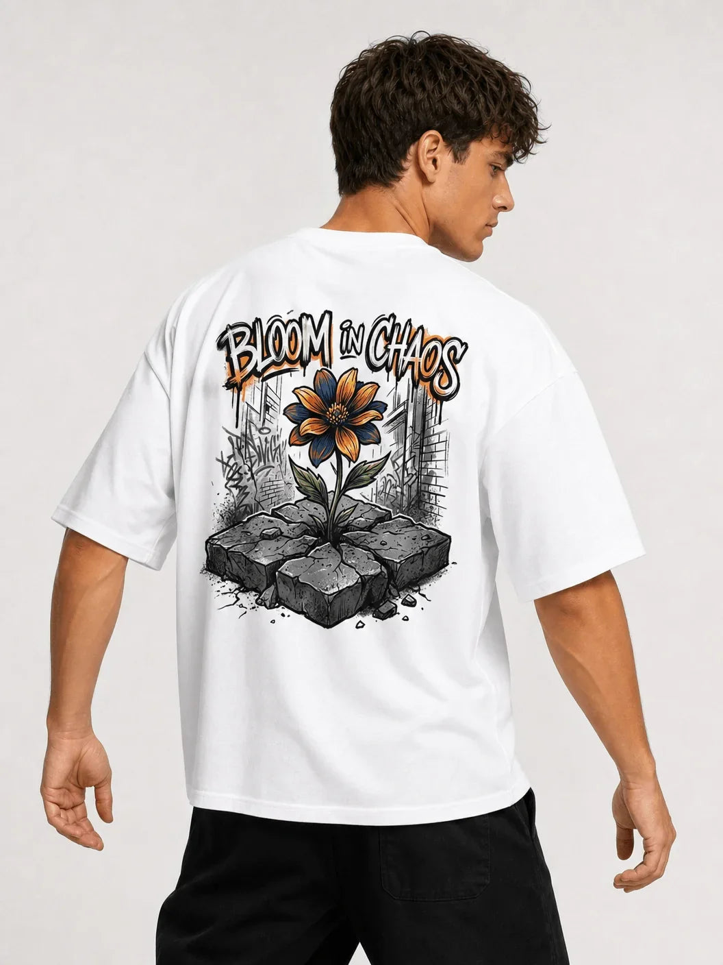 Camisa Oversized | Bloom in Chaos