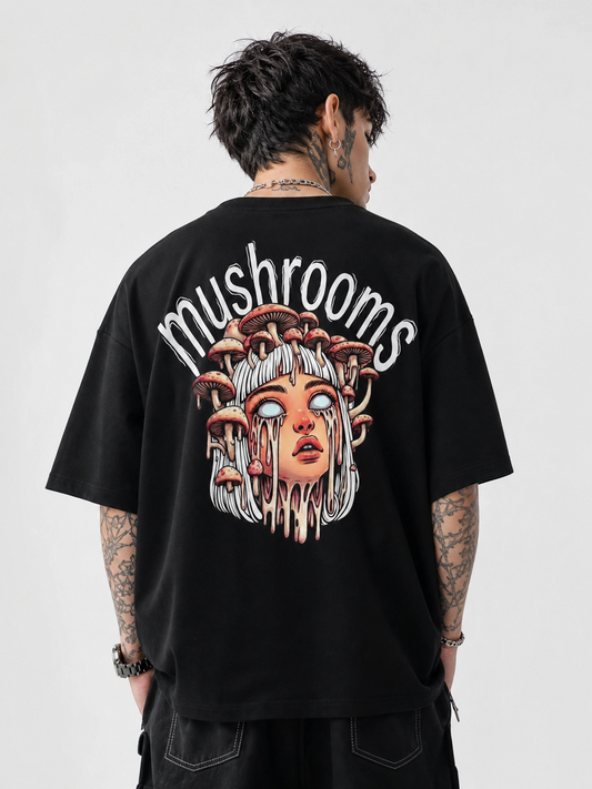 Camisa Oversized | Mushrooms