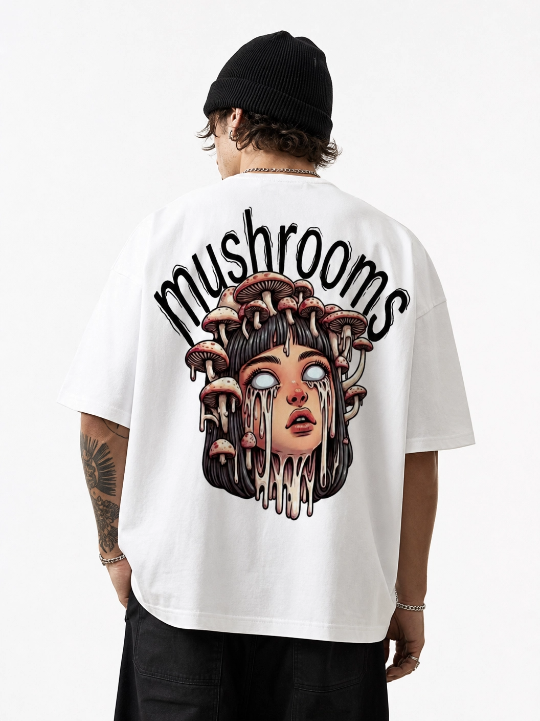 Camisa Oversized | Mushrooms